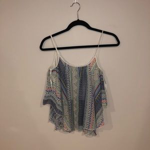 flowy patterned tank